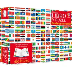 USBORNE - Libro Y Puzzle. Banderas Del Mundo (300 Piezas)