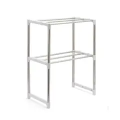 GENERICO - Soporte Organizador Microondas Cocina Estante Acero Inox