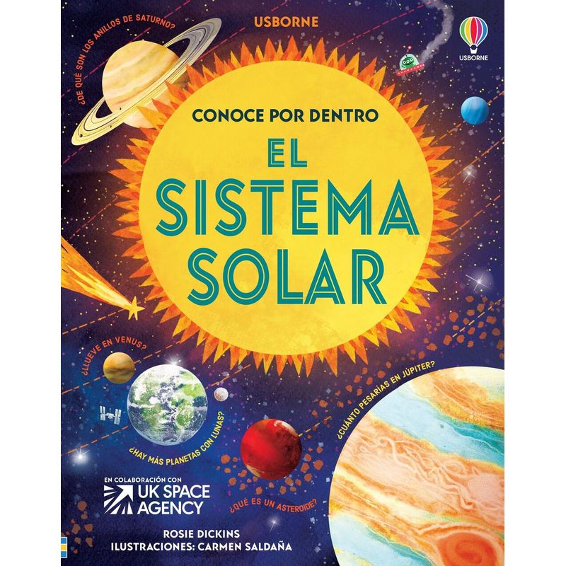 USBORNE - Libro Conoce Por Dentro El Sistema Solar