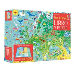 USBORNE - Atlas de Europa. Libro y puzzle (300 piezas)