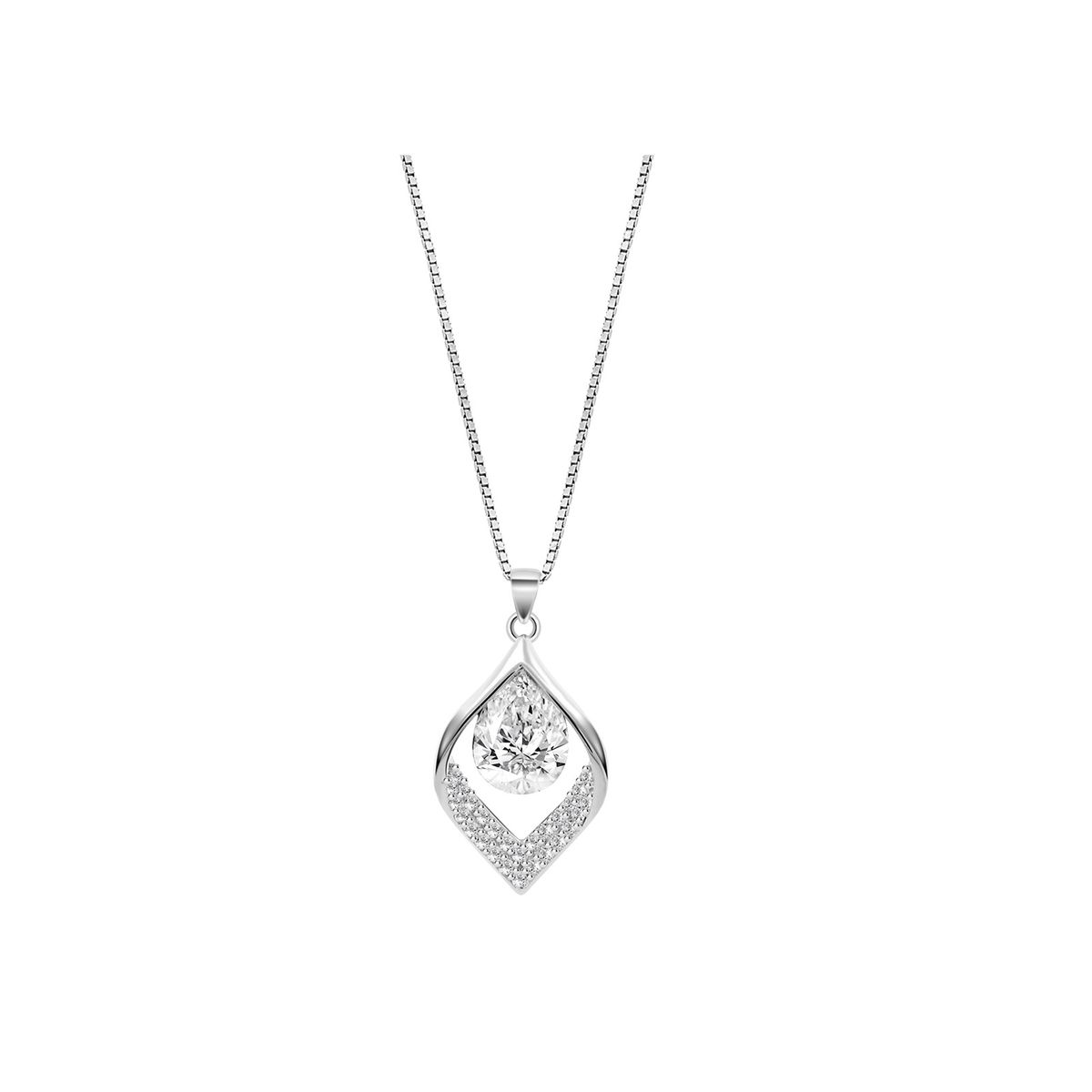 LOTUS SILVER - Collar LP3711-1/1 Lotus Silver Mujer Pure Essential