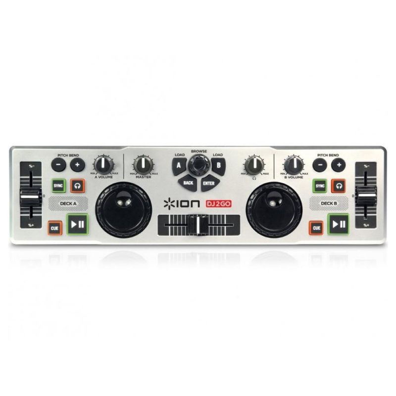 GENERICO - Controlador de DJ Portatil Personal ION Dj 2 Go