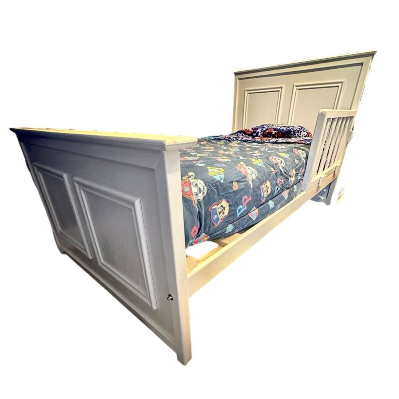 MPA DECOHOGAR - Cama victoriana infantil con baranda removible - 1,5 plaza