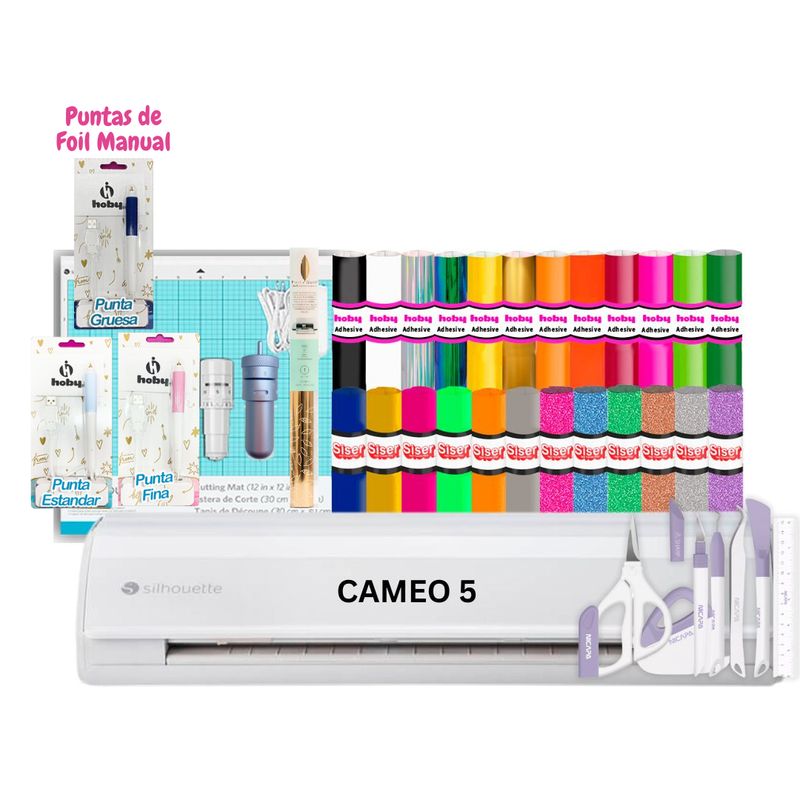 SILHOUETTE - Cameo 5 Blanca + insumos K181