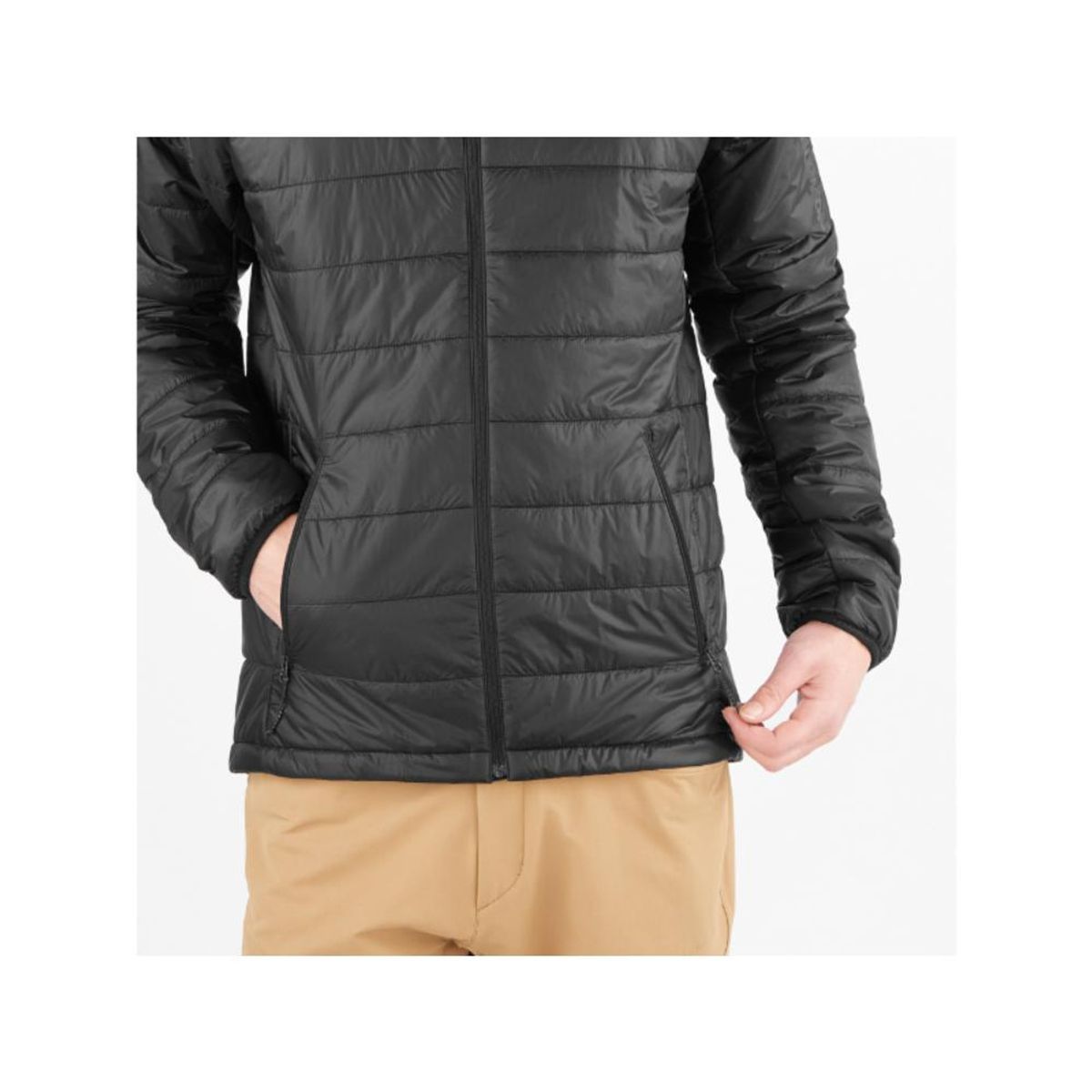 SALOMON - Chaqueta Hombre Outline Hd Insul Jkt M Negro Salomon