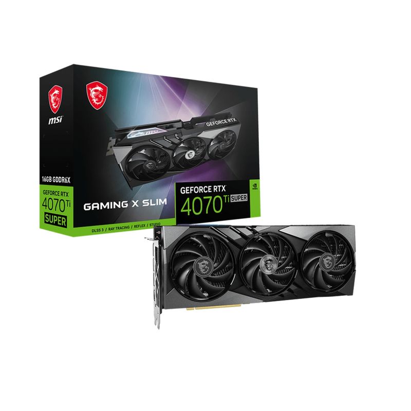 MSI - MSI GeForce RTX 4070 Ti SUPER 16G GAMING X SLIM