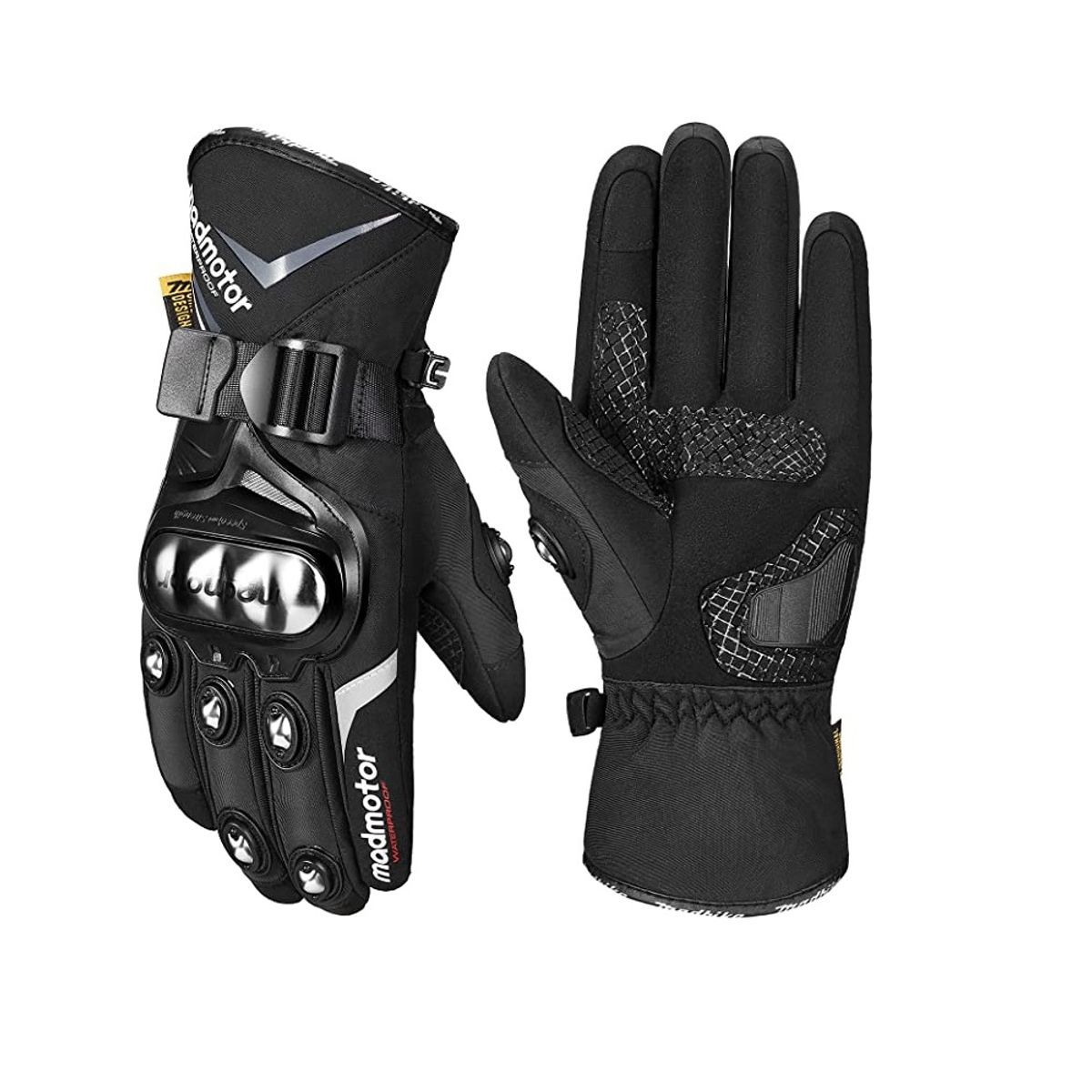 GENERICO - Guantes para Moto de Invierno XL Madmotor Largos