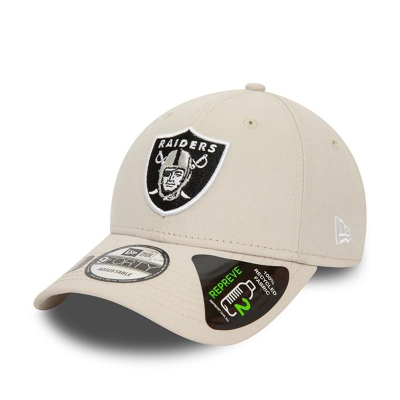 NEW ERA - Gorra Las Vegas Raiders NFL 9Forty Repreve Essentials Beige New Era