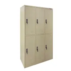 MAIGAS - Casillero Locker Metálico de 1 Cuerpo / 6 Puertas