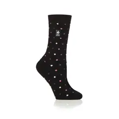 HEAT HOLDERS - Calcetín Ultra Lite Spots - Turlan Negro