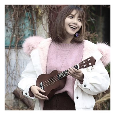 Imagen 2 del producto Ukelele 21"" Cafe Oscuro Incluye Funda