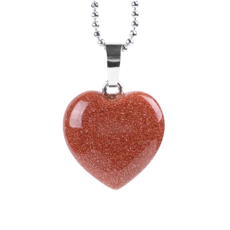 ARTESANA - Collar Protector Corazón Polvo de Oro