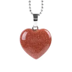 ARTESANA - Collar Protector Corazón Polvo de Oro