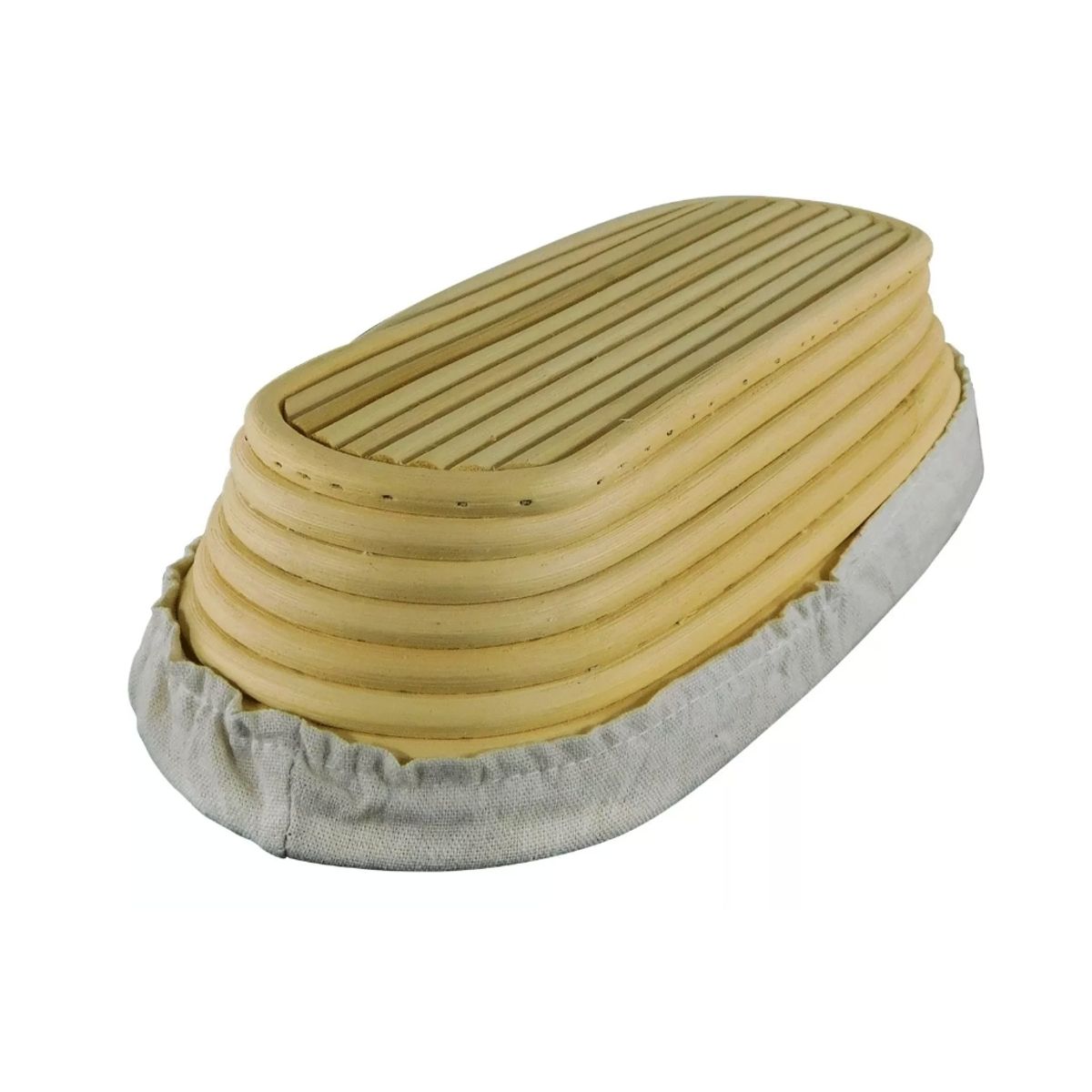 GENERICO - Banneton Ovalado De 30 X 14 Cm - Cesta De Rattan - Cukin