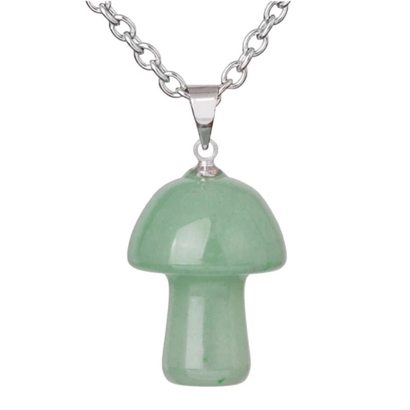 ARTESANA - Collar Protector Honguito Aventurina