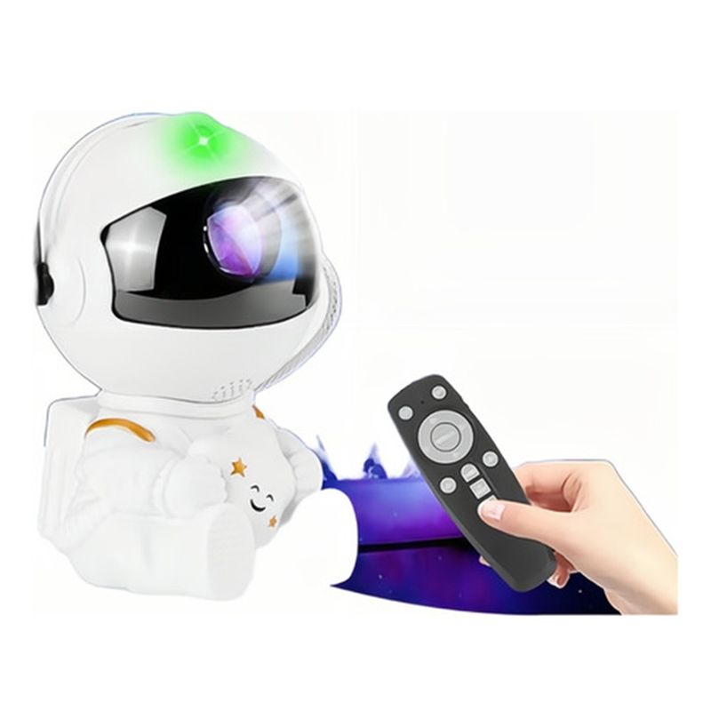 GENERAC - Lampara Led Proyector Astronauta Noche Recargable8 Colores