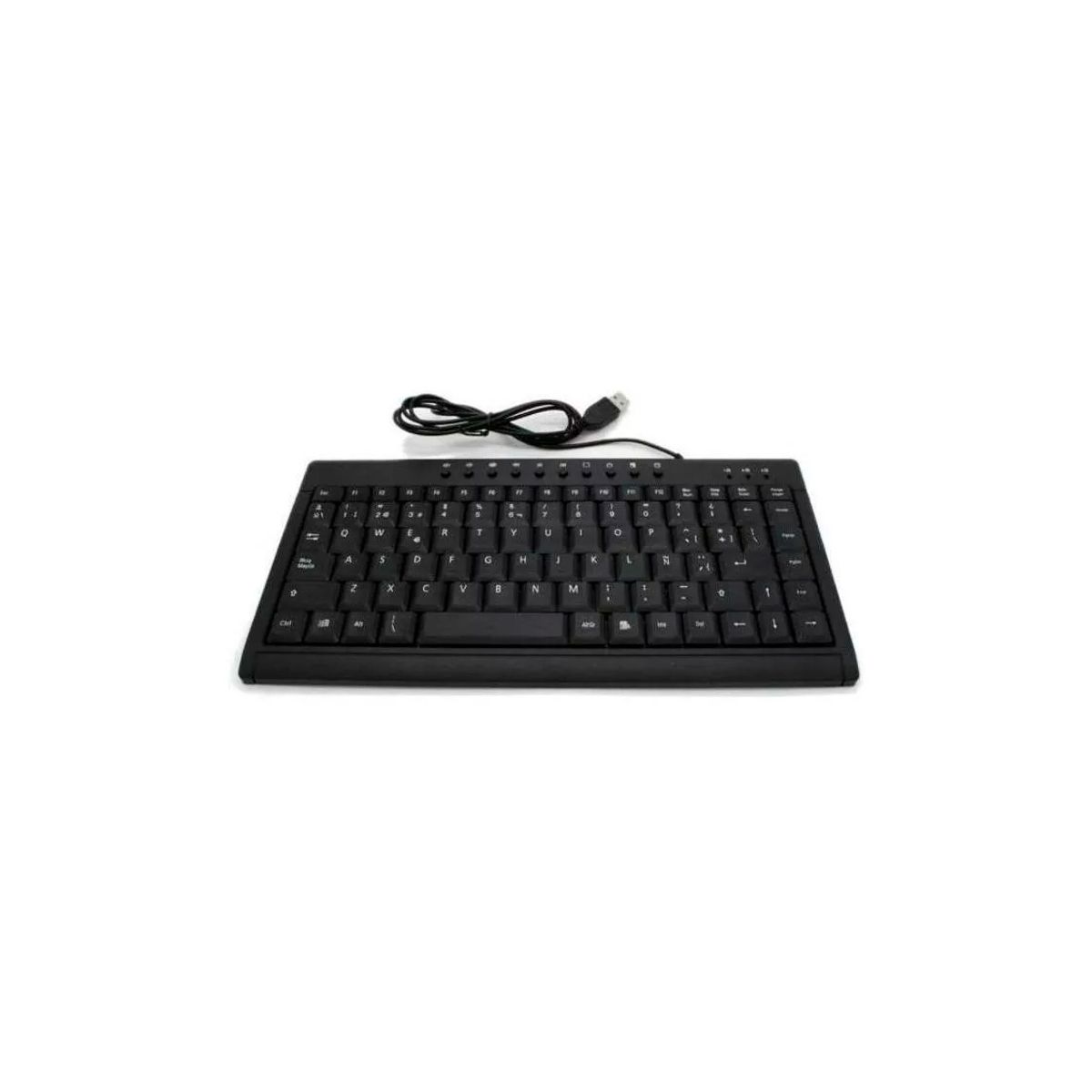 GENERICO - Mini Teclado Usb Multimedia Notebook Pc Español Tecnomati