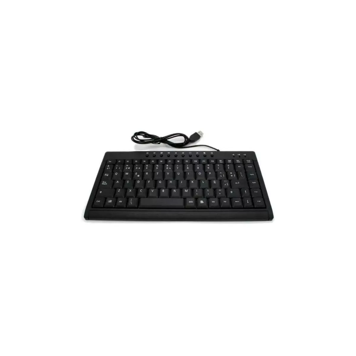 GENERICO - Mini Teclado Usb Multimedia Notebook Pc Español Tecnomati