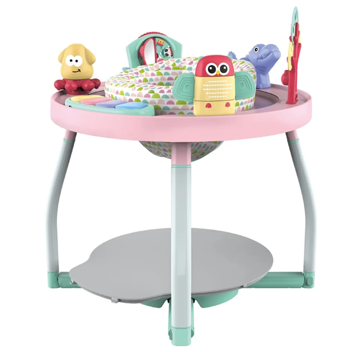 LUBABYCAS - Saltarin 5 En 1 Centro de Actividades Rosado LuBabycas