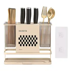 GENERICO - Escurridor De Cubiertos Y Cuchillos De Acero Inoxidable