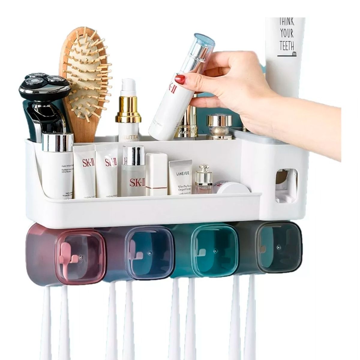 Dispensador Pasta Dental Con Porta Cepillos Crema De Dientes., marca GENERICO - Foto Principal