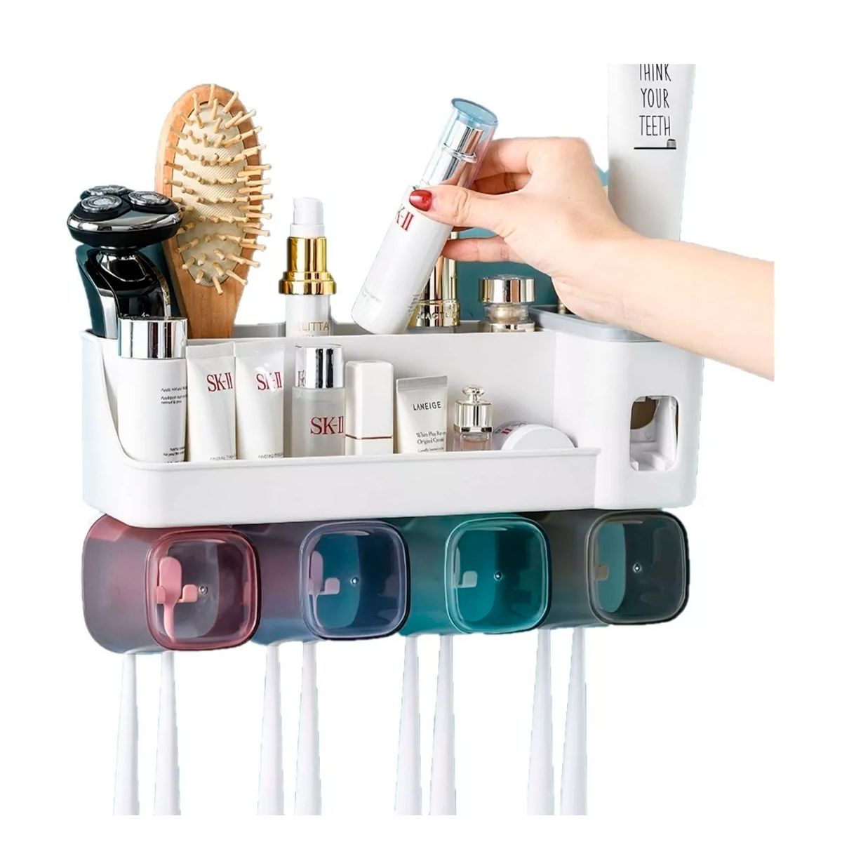Dispensador Pasta Dental Con Porta Cepillos Crema De Dientes., marca GENERICO - Foto Principal