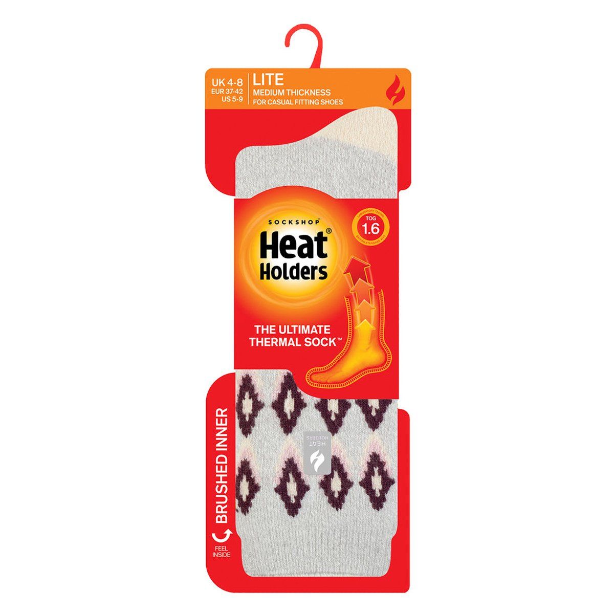 HEAT HOLDERS - Calcetín Lite - Lourdale Gris Heat Holders