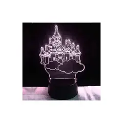 GENERICO - Lámpara 3D Diseño Castillo Encantado Creativo Decoración