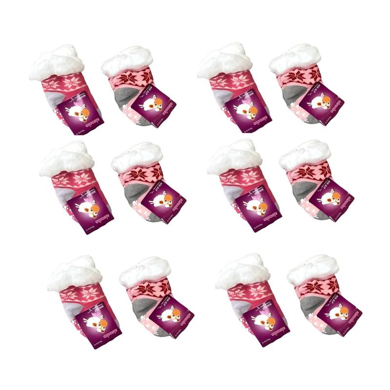 CRUSEC - Pack 6 Pares Calcetines Antideslizante Interior Con Chiporro