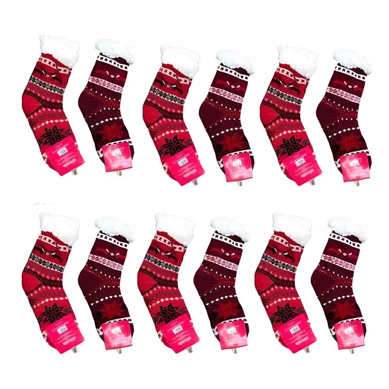 CRUSEC - Pack 6 Pares Calcetines Antideslizante Interior Con Chiporro