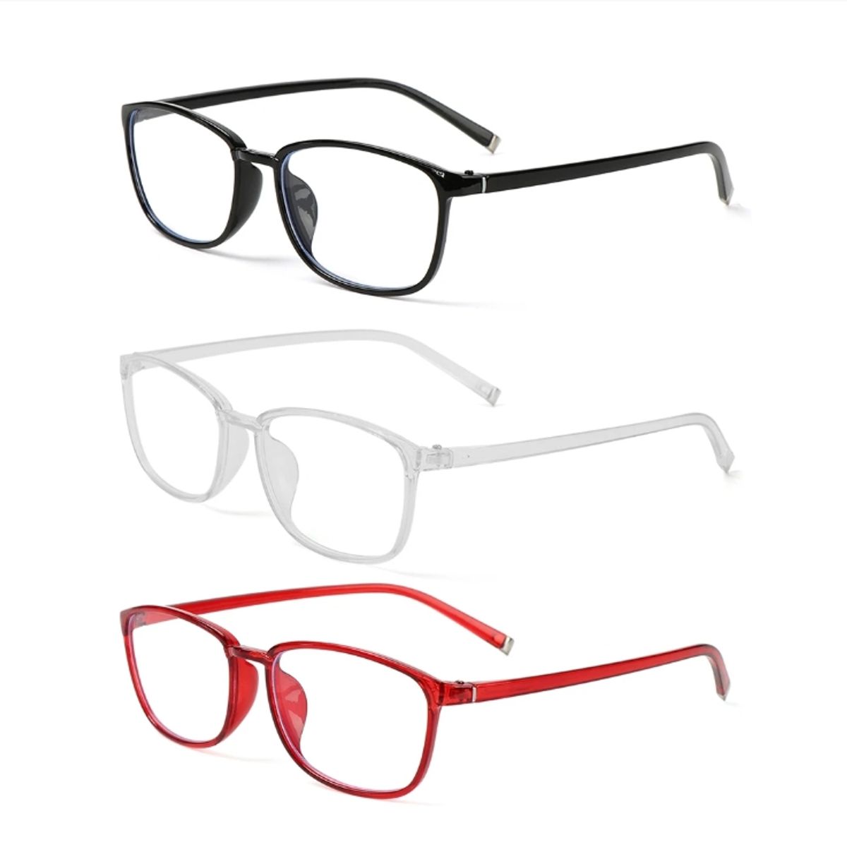 JM - Pack 3 Lentes Graduados +3.00 Lectura Presbicia Anteojos Graduados Set