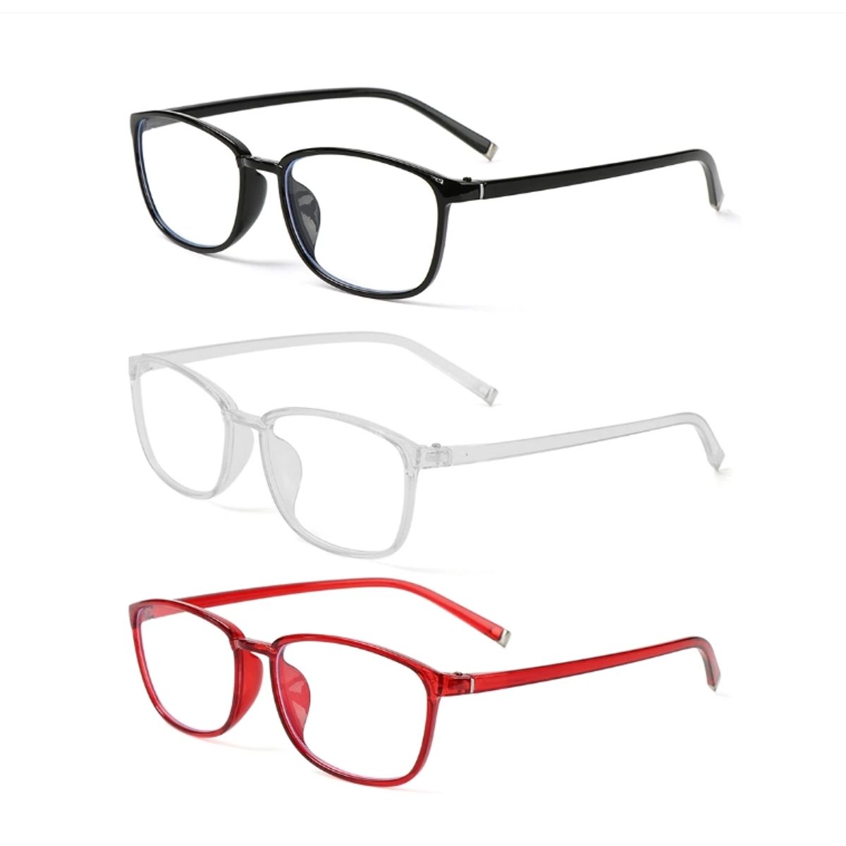 JM - Pack 3 Lentes Graduados +3.00 Lectura Presbicia Anteojos Graduados Set