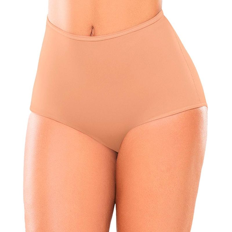 CAROL - Calzón Control Abdomen Basic Almendra - Beige