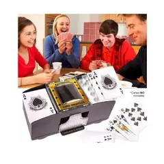 GENERICO - Mezclador Barajador De Cartas Poker A Pilas Revolvedor