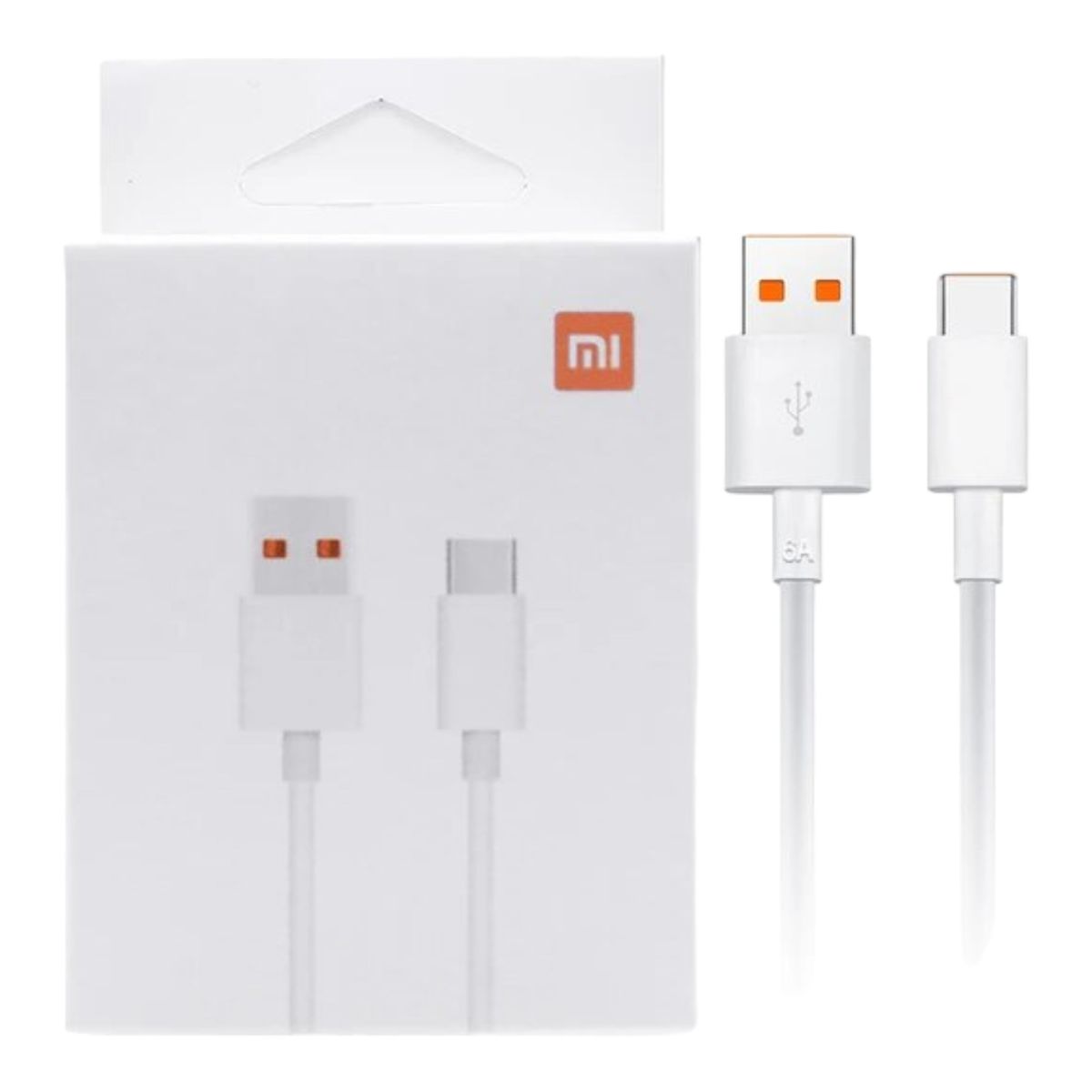 XIAOMI - Cable Xiaomi 6A Type-A to Type-C Blanco