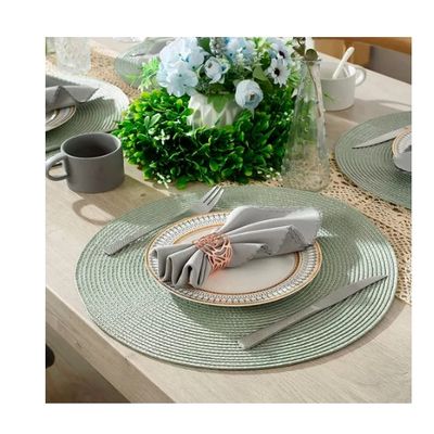 Imagen 2 del producto Set De 6 Individuales Redondos Trenzados 38 Cm