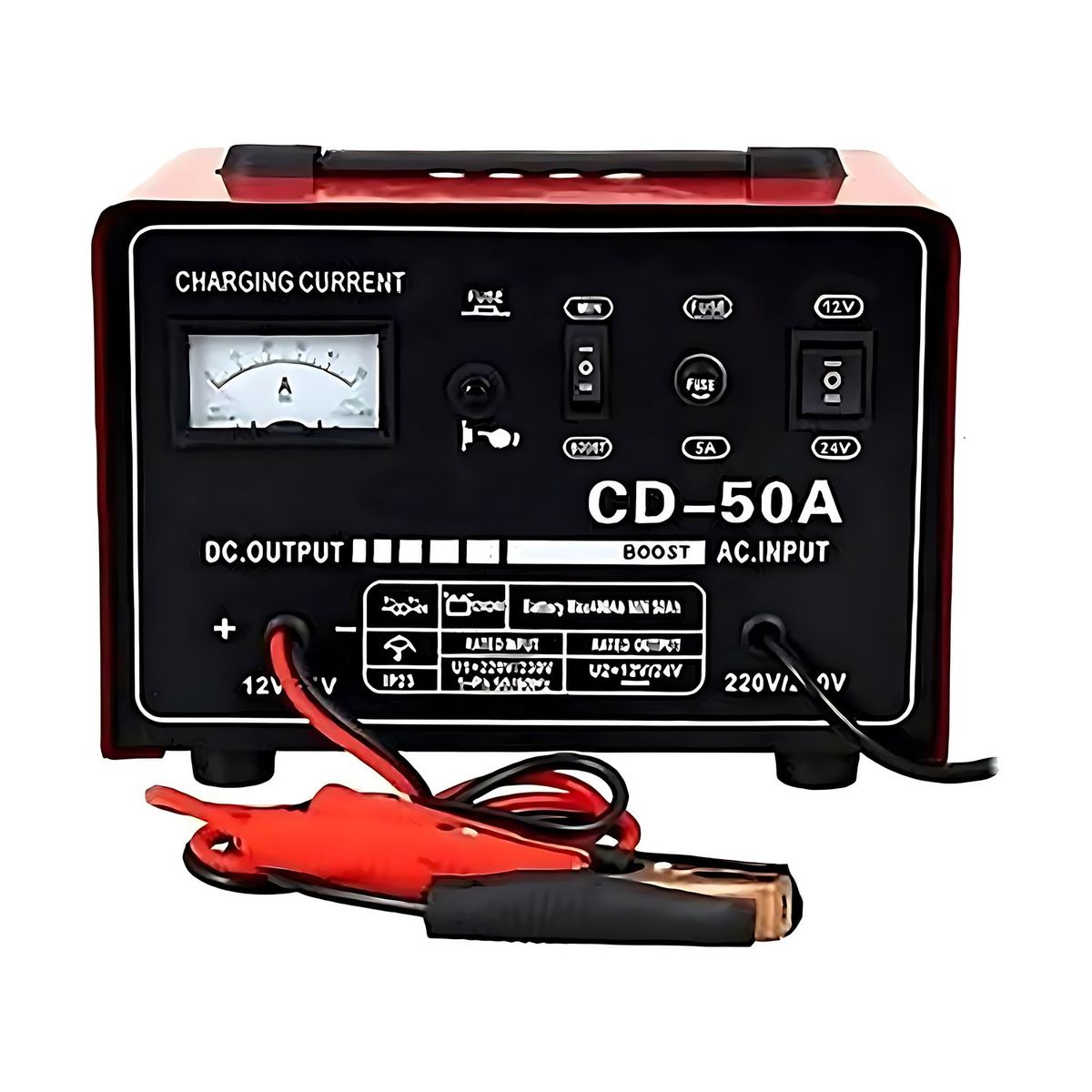 NOVYSTOR - Cargador De Batería Para Auto Y Camión 50 A