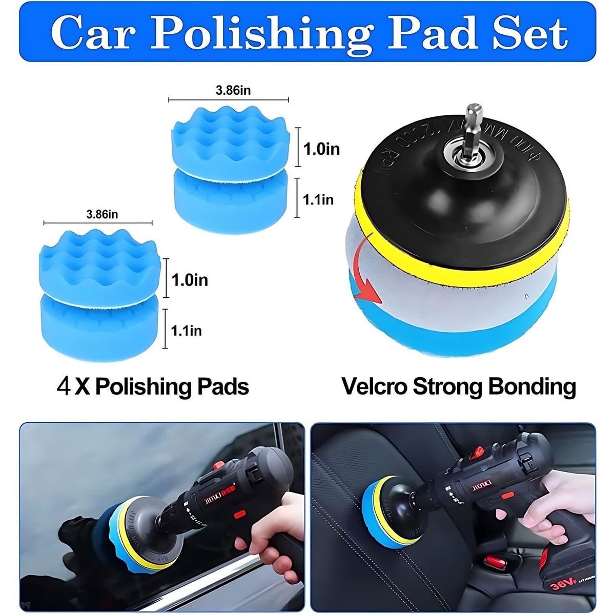 NOVYSTOR - Juego 21 Pzas De Cepillos De Lavado De Autos Pulir Limpieza