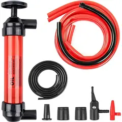 NOVYSTOR - Kit Bomba Multifuncional Trasvasije Bencina + Inflador