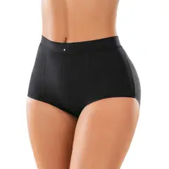 CAROL - Calzón Control Maxi Refuerzo Abdomen Corte Libre Negro - Negro
