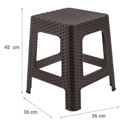 Imagen 2 del producto Piso Banca Banquito Taburet Asiento Banco Rattan Marca