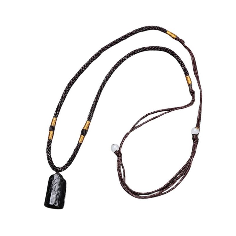 ARTESANA - Collar Protector Turmalina Negra
