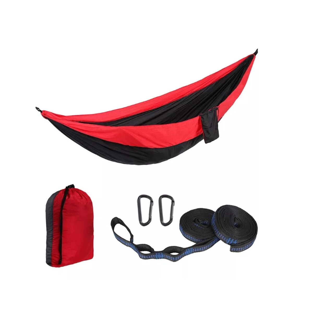 GENERICO - Hamaca Colgante Portatil Nailon Para 2 Personas