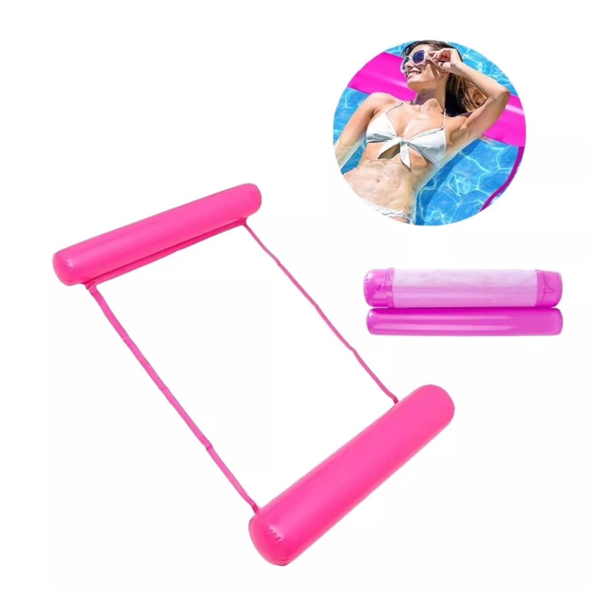 GENERICO - Flotador Silla Hamaca Colchón Inflable Piscina