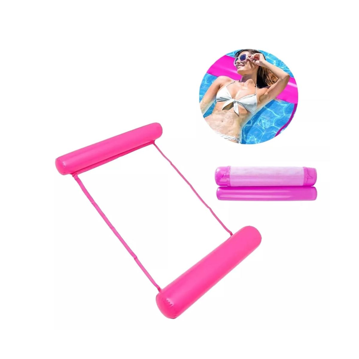 GENERICO - Flotador Silla Hamaca Colchón Inflable Piscina