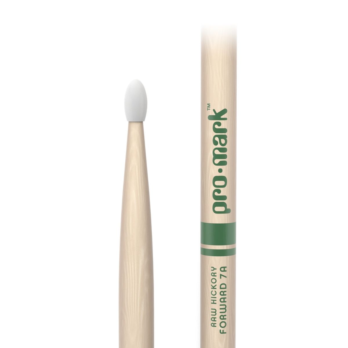 PROMARK - Baquetas 7A Raw Nylon Hickory Forward Pro Mark