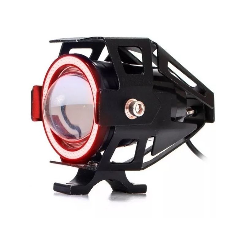 GENERICO - Kit Foco Led Ojo De Ángel Moto Parrilla Auto Luz Neblinero