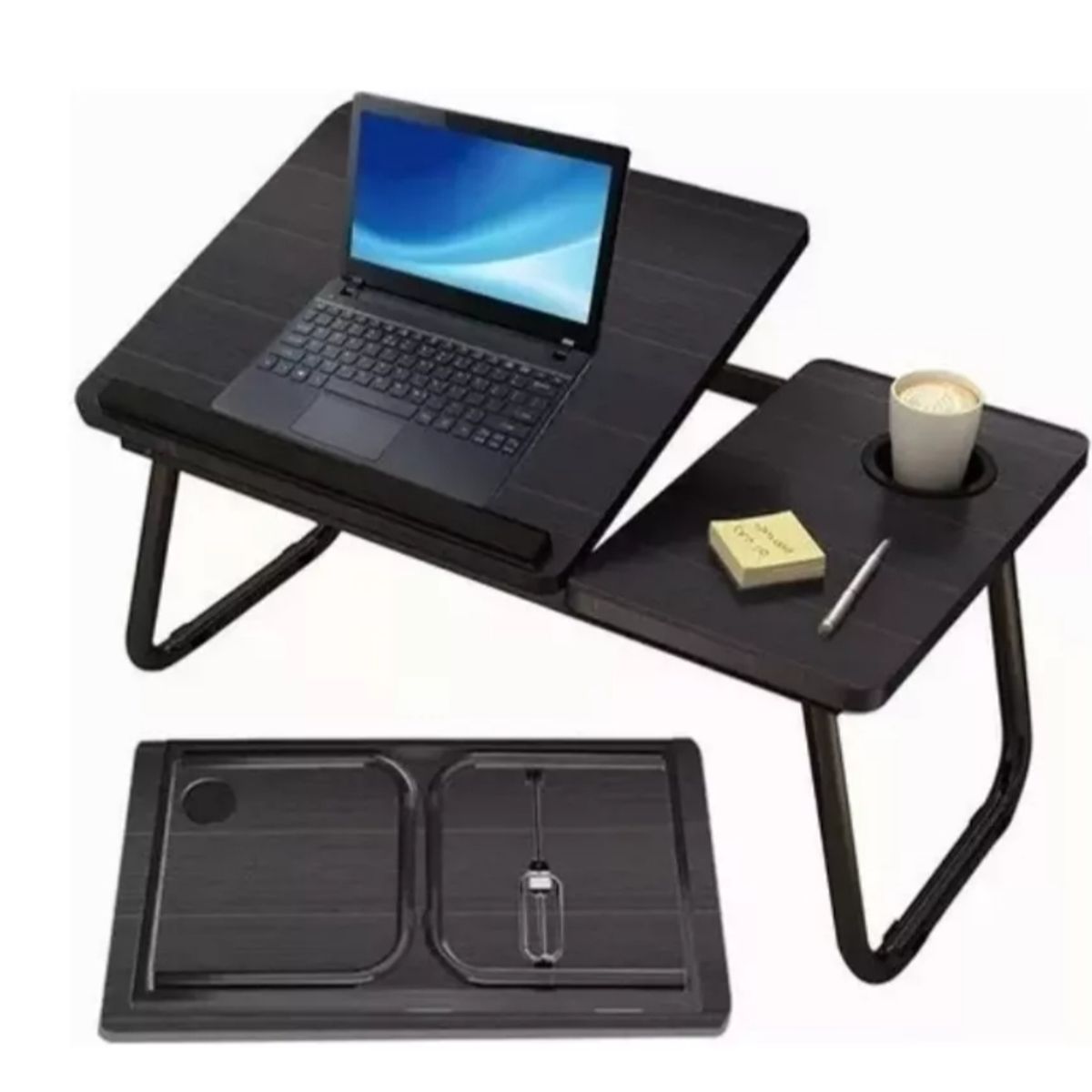 GENERICO - Mesa Cama Portátil Plegable Para Laptop Soporte Altura Ajust