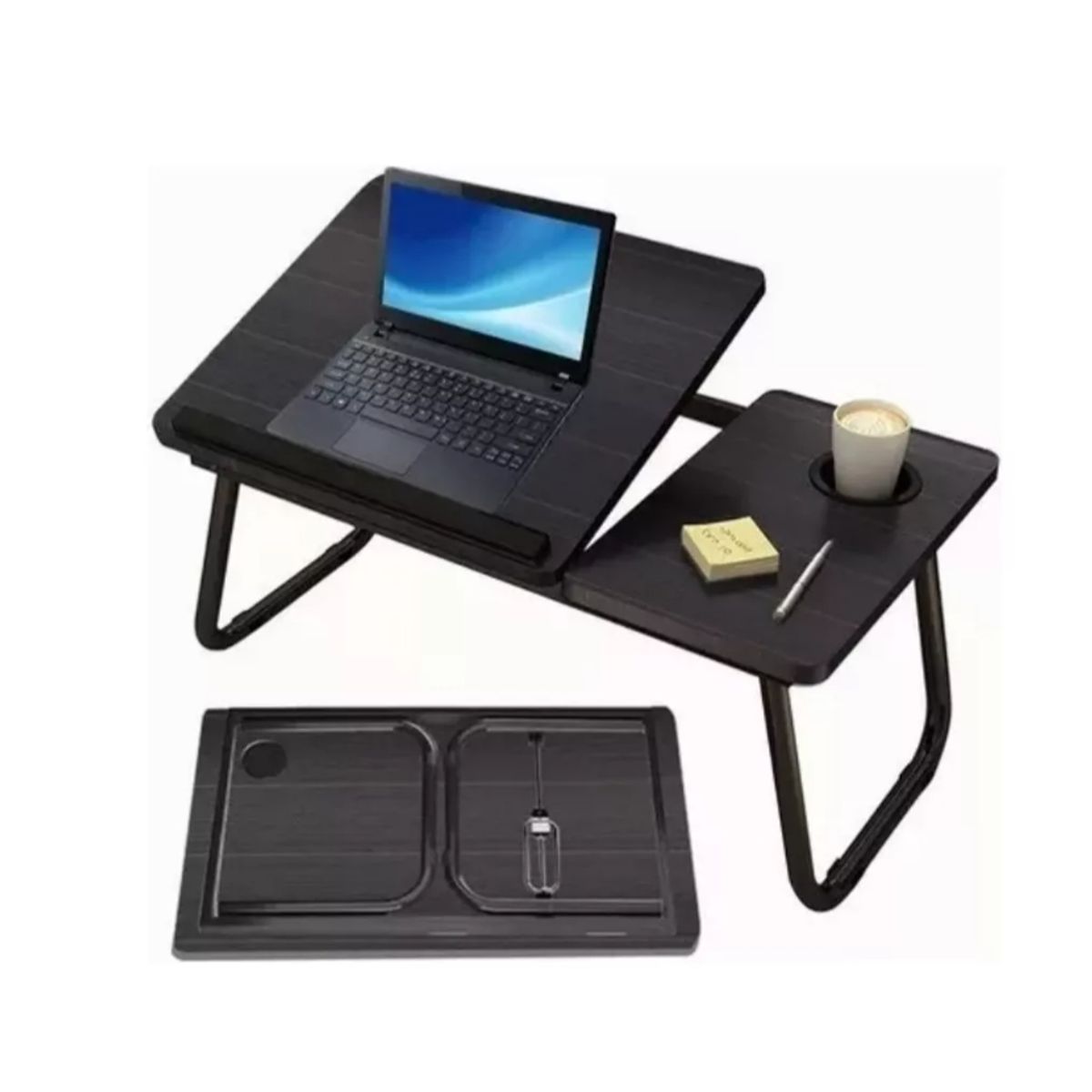 GENERICO - Mesa Cama Portátil Plegable Para Laptop Soporte Altura Ajust