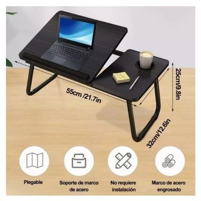 Imagen 2 del producto Mesa Cama Portátil Plegable Para Laptop Soporte Altura Ajust